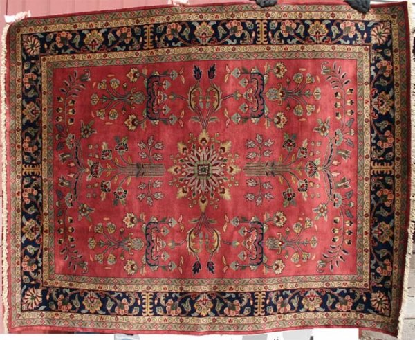 5'1"x6'6" Fine quality Sarouk Oriental Rug