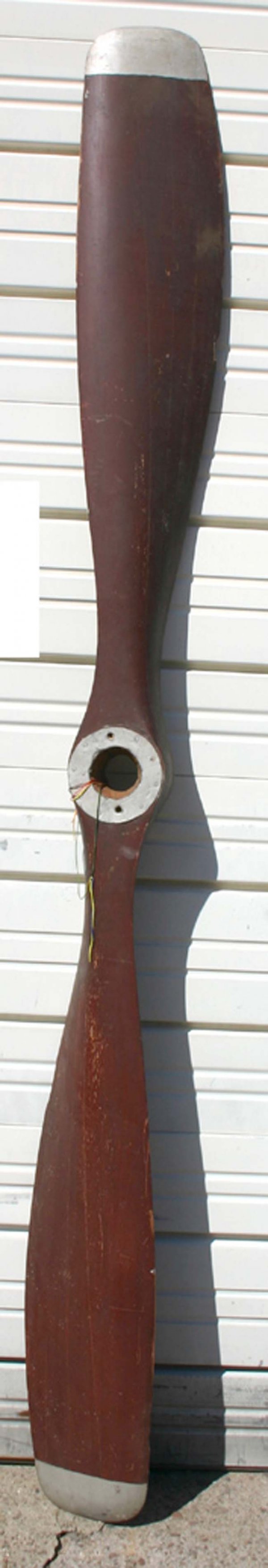 antique wooden 8' 2 1/2" long orig painted airpla