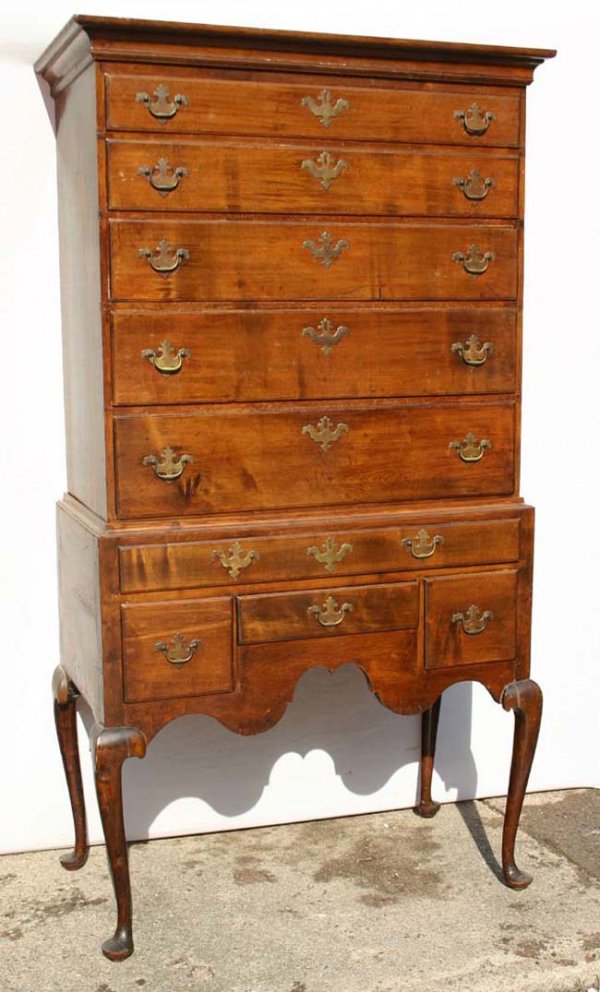MA QA ca 1780 excellent form & proportion maple f