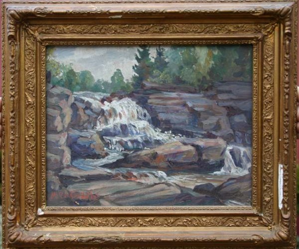 James McCorkindale 9 1/2 x 12 o/bd Maine white wa