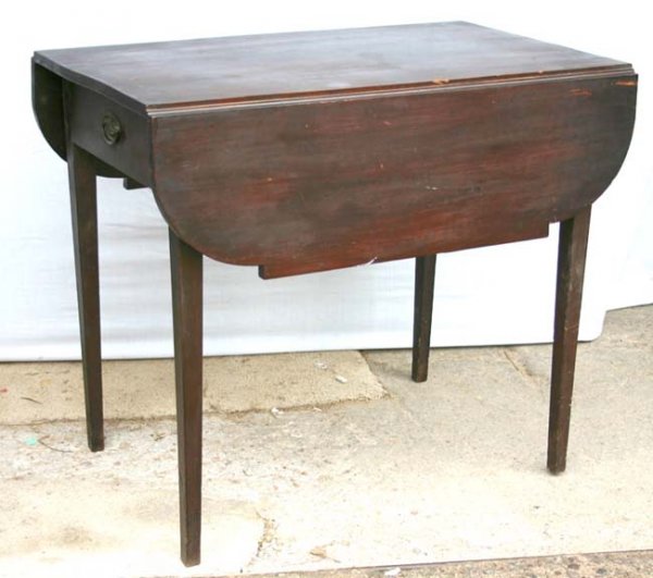 great period Hepplewhite ca 1805-1810 Pembroke 1