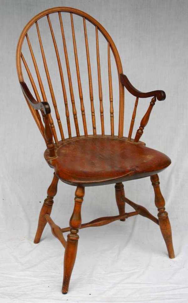 period 18th C Windsor Rhode Island armchair w pip