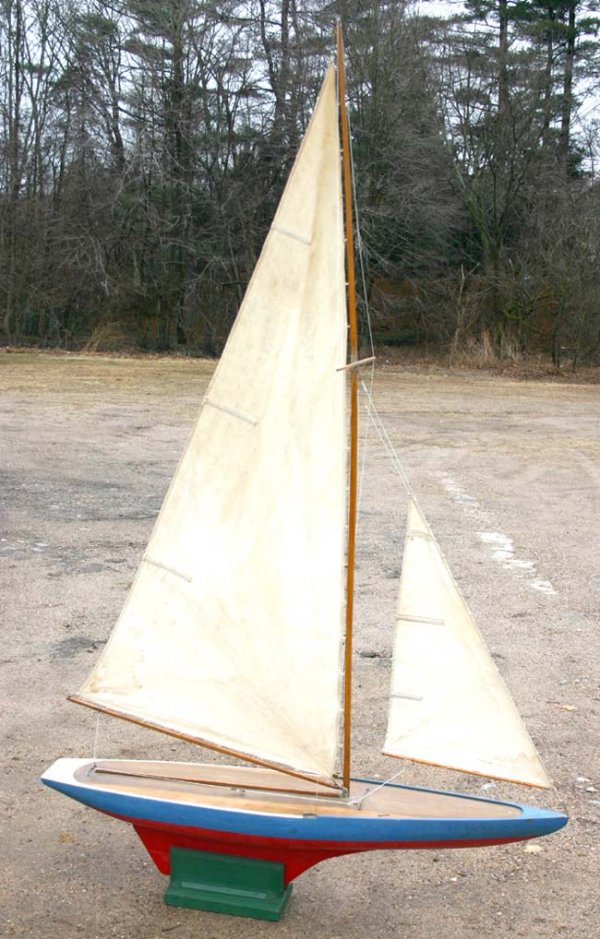 5 1/2ft tall x 4'2" very lg old pond boat