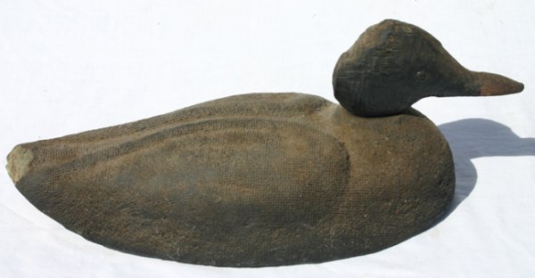 antique decoy in good old surface - 3