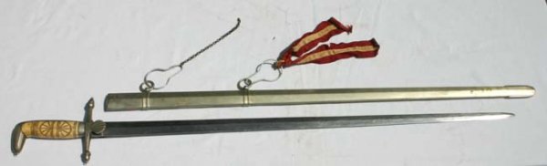 Confederate presentation sword of Surgeon John Dabne