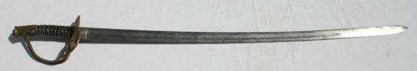 Very scarce Civil War cavalry officer's engraved sab