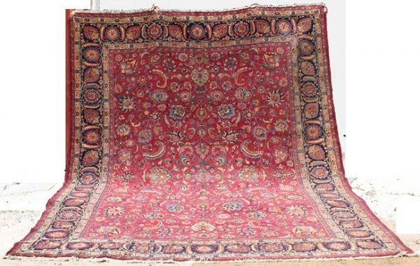 10'x 12'10" semi antique sgnd Persian Mashed Orient