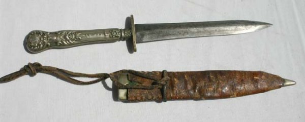 ca 1850's Sheffield dirk knife - 10 1/4" long