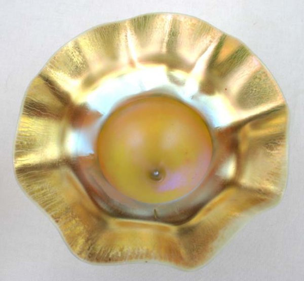 wonderful form sgnd Tiffany lg 5 1/2" tall x 7 1/2" - 2