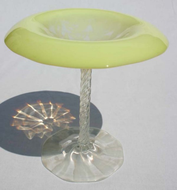 wonderful sgnd Tiffany 7 1/2" tall x 7 1/2" wide el