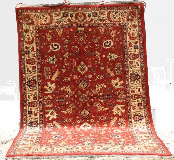 6'10" x 9'10" Uzbek Khargai Oriental Rug