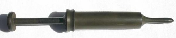 rare Civil War gutta percha syringe dtd 1851 marked