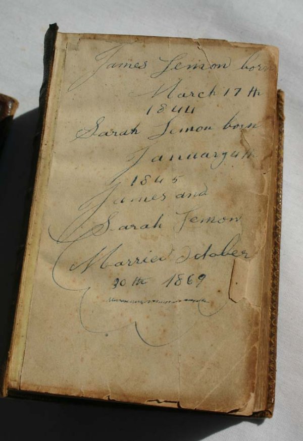2 Civil War ID'd hymnals - published 1855 & 1862 - 4