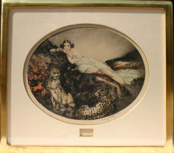 Great Louis Icart etching "Thais"