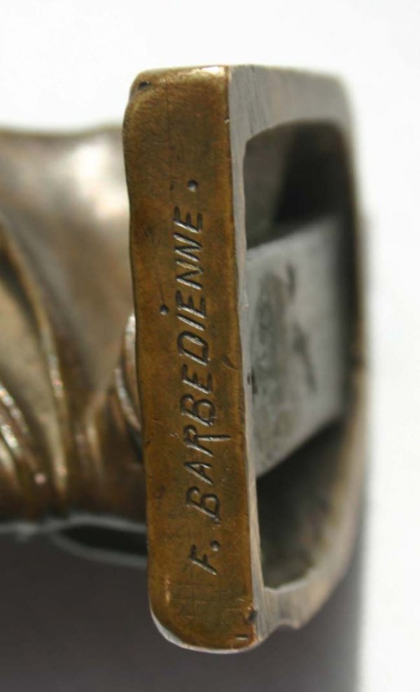 Sgnd F. Barbidienne 5 ¾" Bronze Venus De Milo - 2
