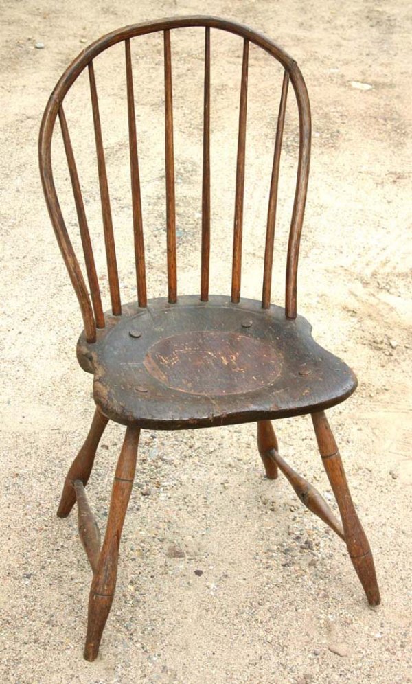 18th C splay leg Windsor bowback sidechair at one 