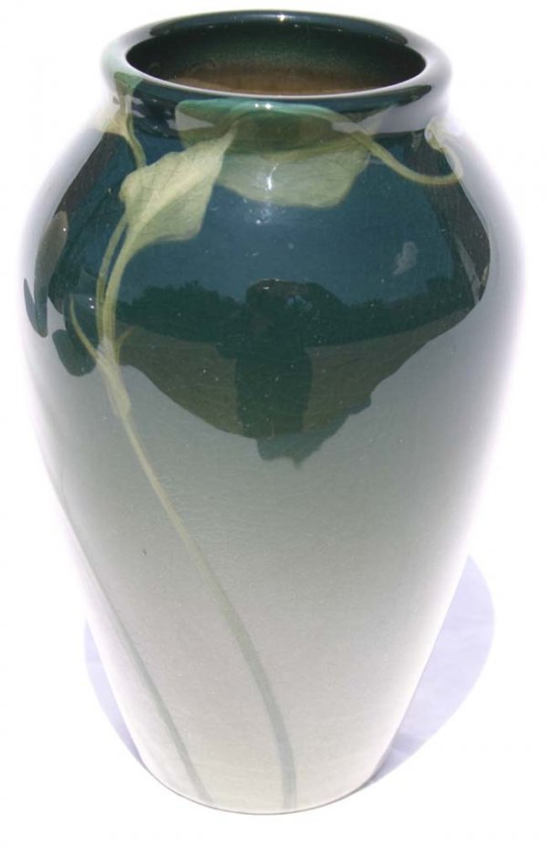 Rookwood dtd 1902 iris glaze violet dec vase by Fr - 2
