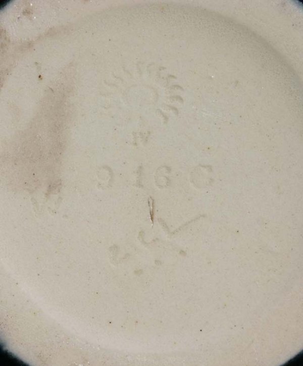 Rookwood dtd 1904 iris glaze vase w blackberry dec - 4