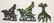 lot of 3 Vintage Bakelite pins incl 2 figural w
