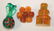 lot of 2 Vintage Bakelite pins incl apple juice cake