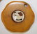 lot of 3 Vintage Bakelite pins incl a figure skater - - 2