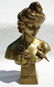 1149B: 2 Art Nouveau period French bronze figures of wo