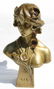 1149B: 2 Art Nouveau period French bronze figures of wo - 2