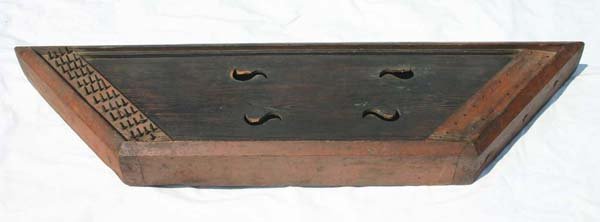 rare 18th C Appalachian area 50" x 14" cherry dulci
