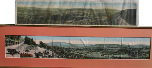 2 Mohawk Trail panoramas - 1 framed - 1 unframed