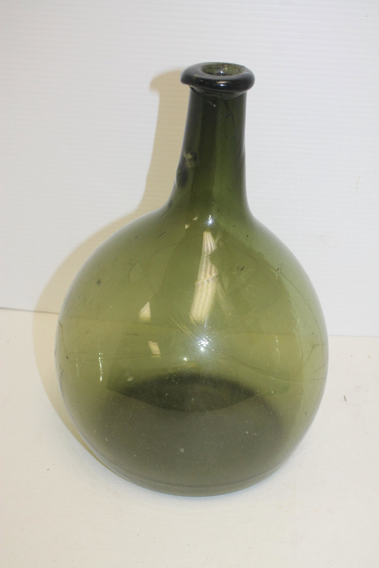 Antique New England chestnut bottle - oversized 11 1/2": Antique New England chestnut bottle - oversized 11 1/2" tall - as is (cracked)