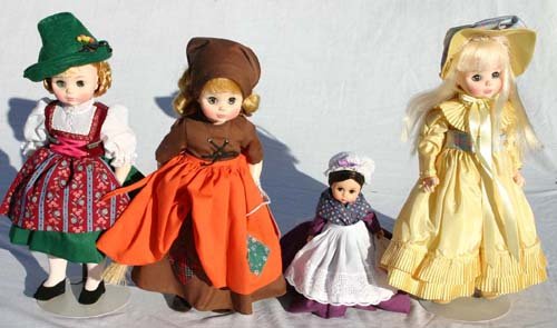 4 Madame Alexander dolls - "Ingres", "Cinderella"