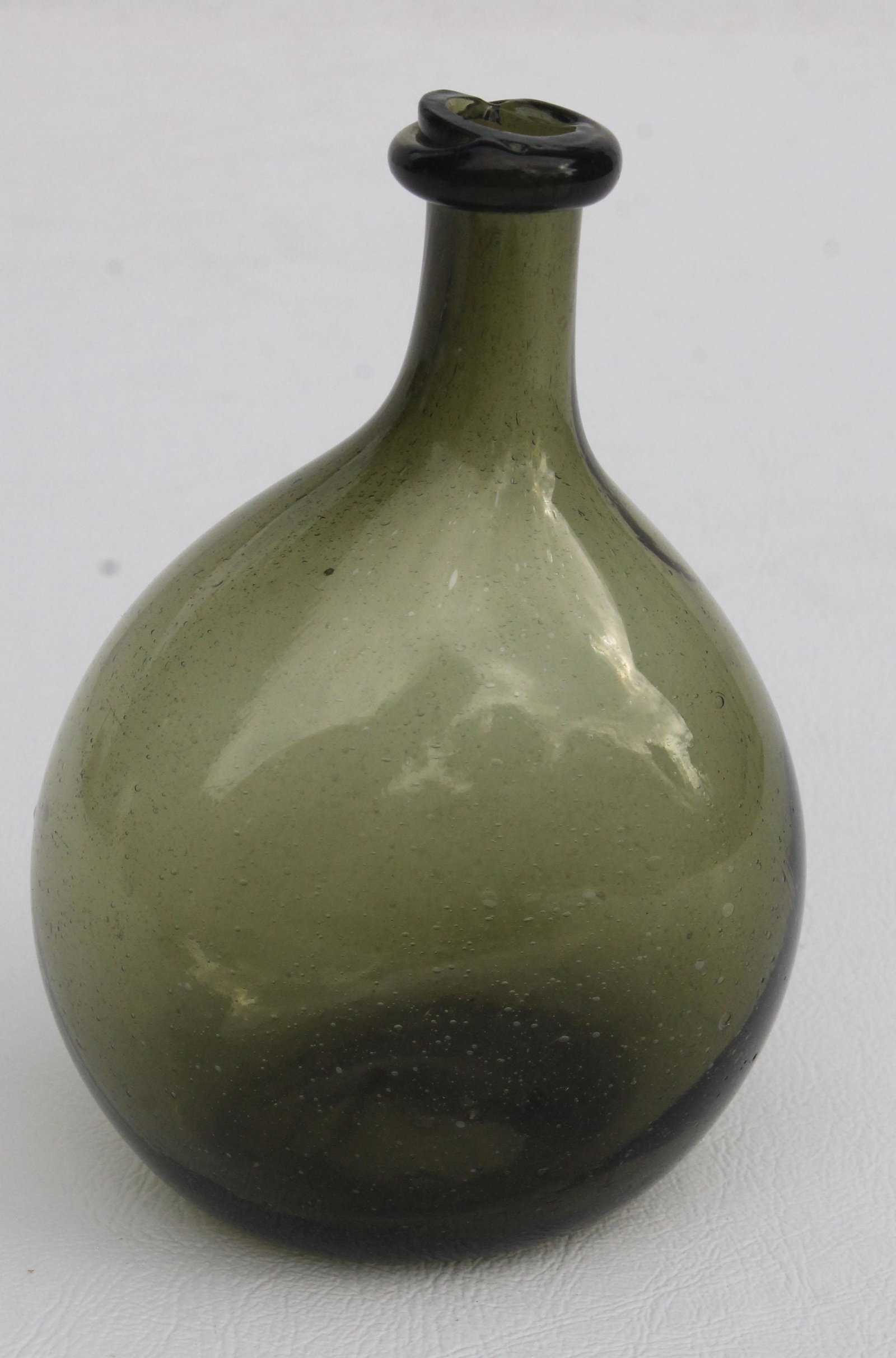 Antique mini chestnut bottle: Antique mini chestnut bottle5 1/8" tall x 3 1/2" wide
