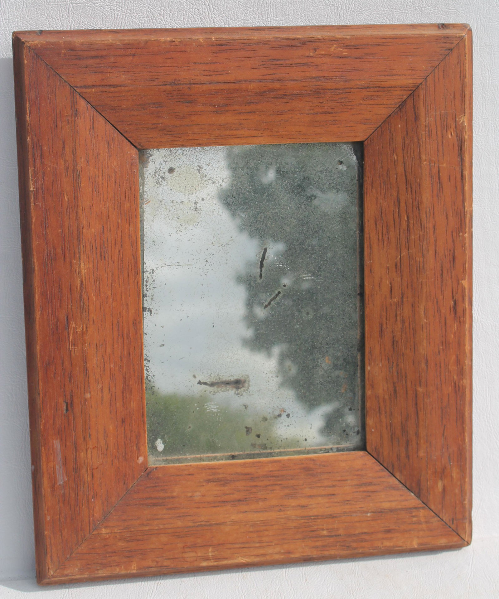 Antique framed mirror - 11 1/2"x9 1/2": Antique framed mirror - 11 1/2"x9 1/2"