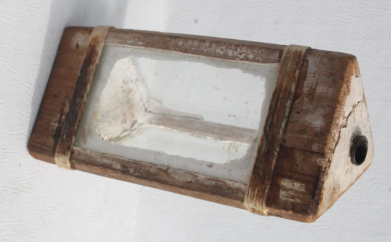Antique wooden magnifier - 5 1/4": Antique wooden magnifier - 5 1/4"