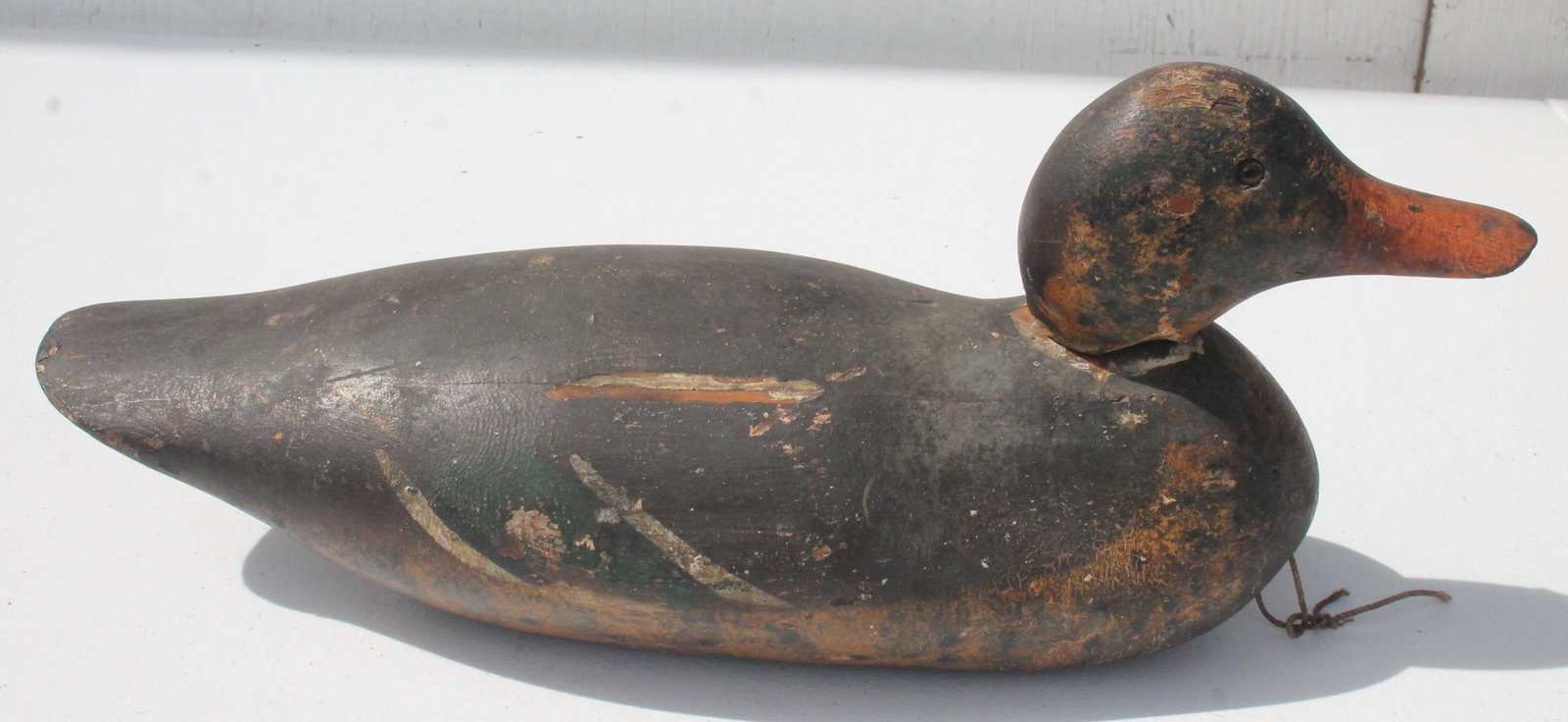 Antique Mason duck decoy (as is): Antique Mason duck decoy (as is)