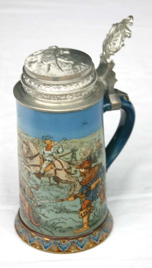 fine Mettlach .3L stein #2083: fine Mettlach .3L stein #2083