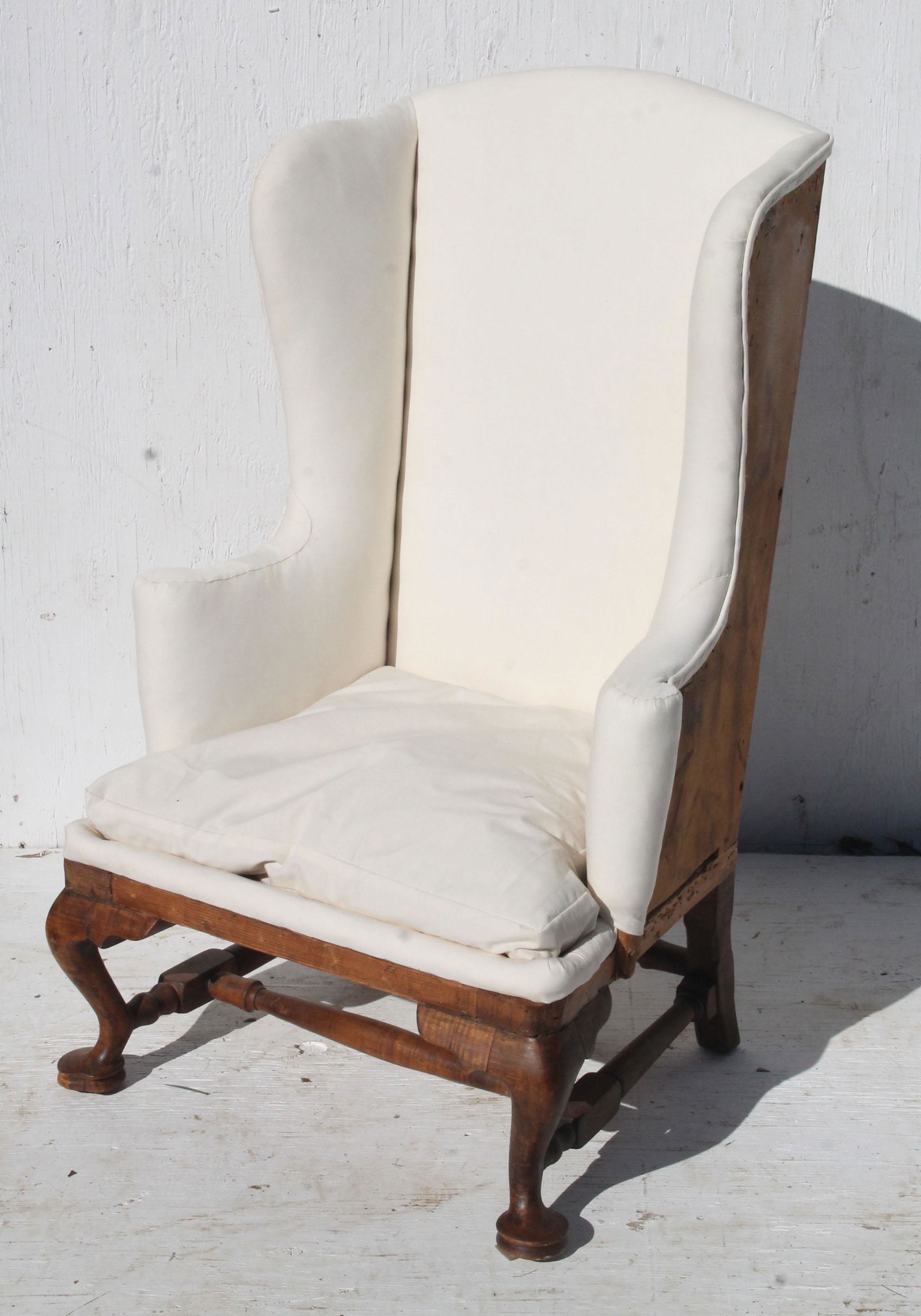 Antique child's wing chair - need upholstery - overall (1 of 8)
