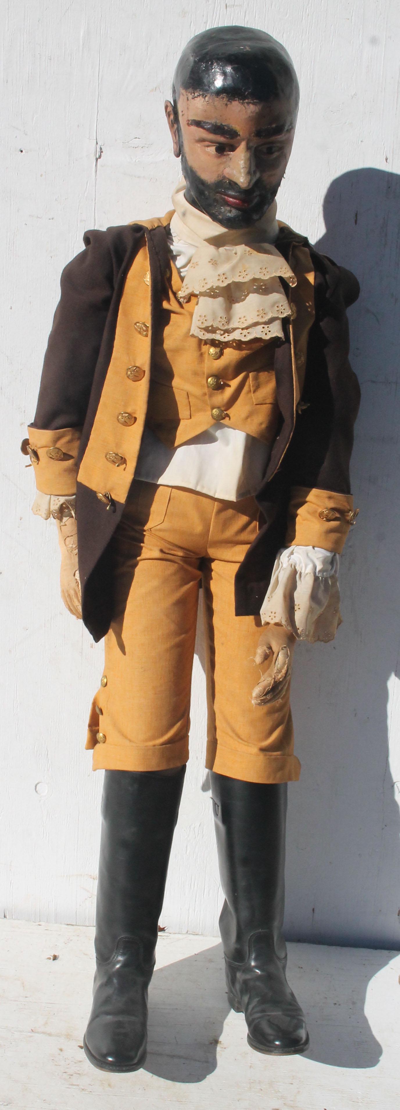 Early/mid19thC French 56â€ tall figure/mannequin w (1 of 11)