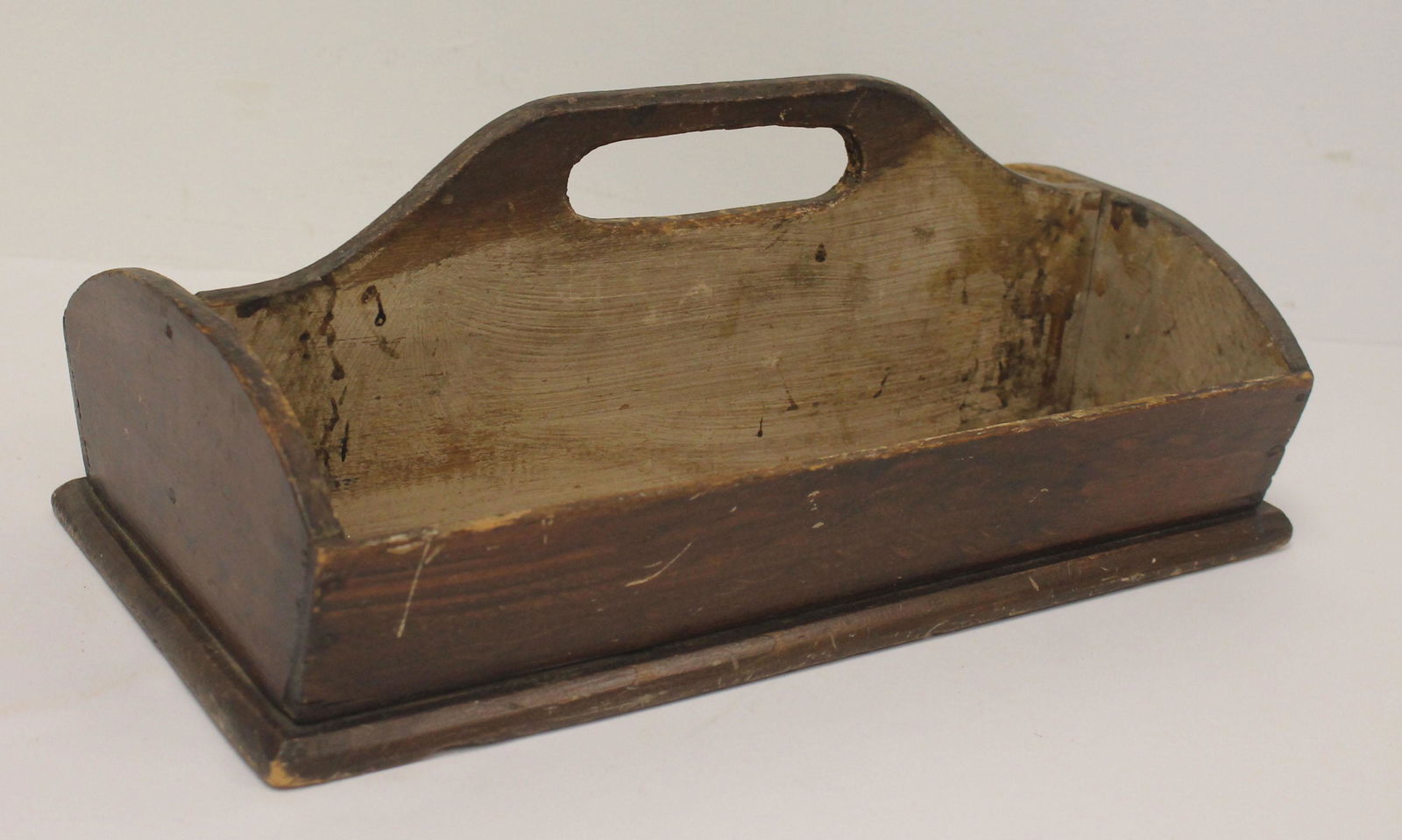 19thC vinegar grain painted diminutive knife box - 11 (1 of 5)
