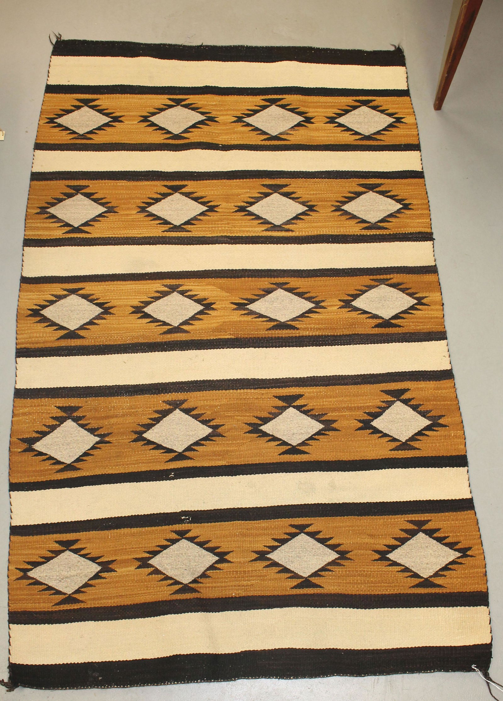 Antique Navajo rug - 38"x63" (1 of 3)