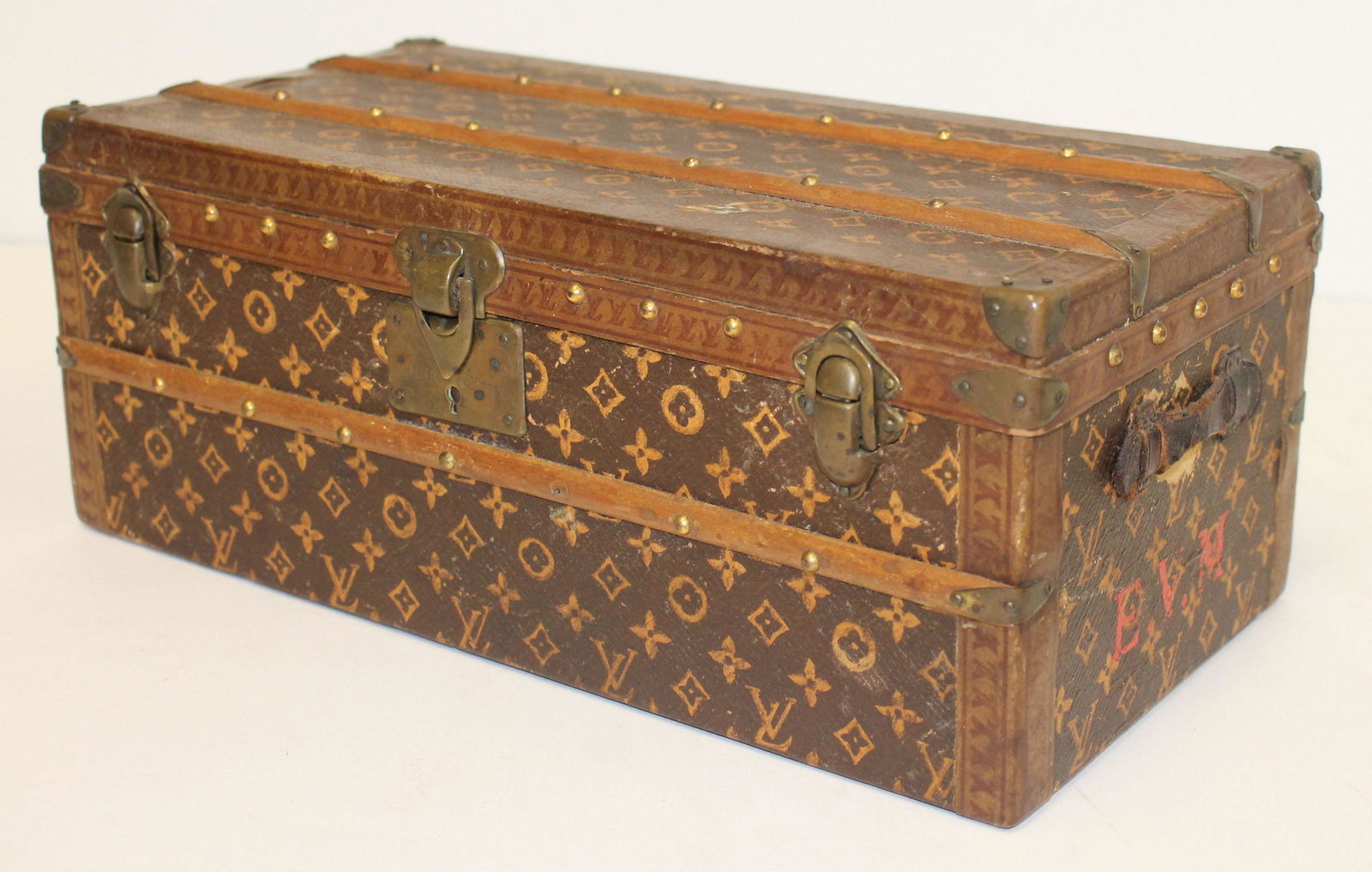 very rare vintage Louis Vuitton "Malle Fleurs" trunk - (1 of 12)