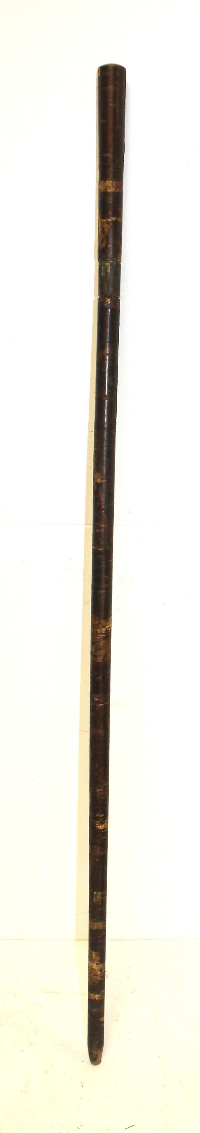 Antique gadget walking stick w hidden knife - as found (1 of 5)