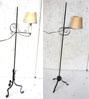 2 adjustable iron floor lamps - 56" & 54" tall (1 of 7)