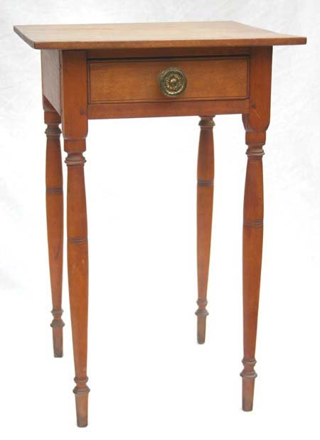 superb period Sheraton ca 1810 Boston cherry (or b