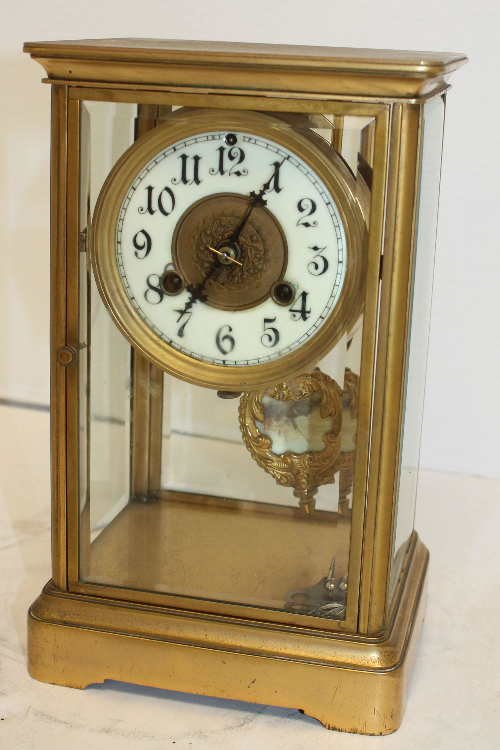 Waterbury Clock Co carriage clock - 10" tall x 5" deep (1 of 5)