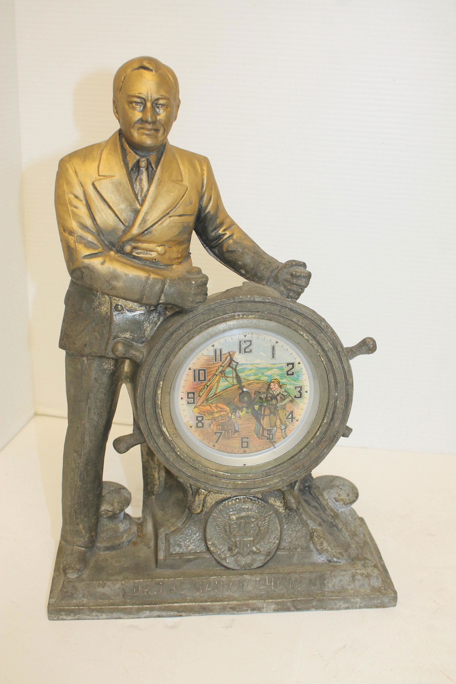 United Prohibition clock "FDR The Man of the Hour" w (1 of 5)