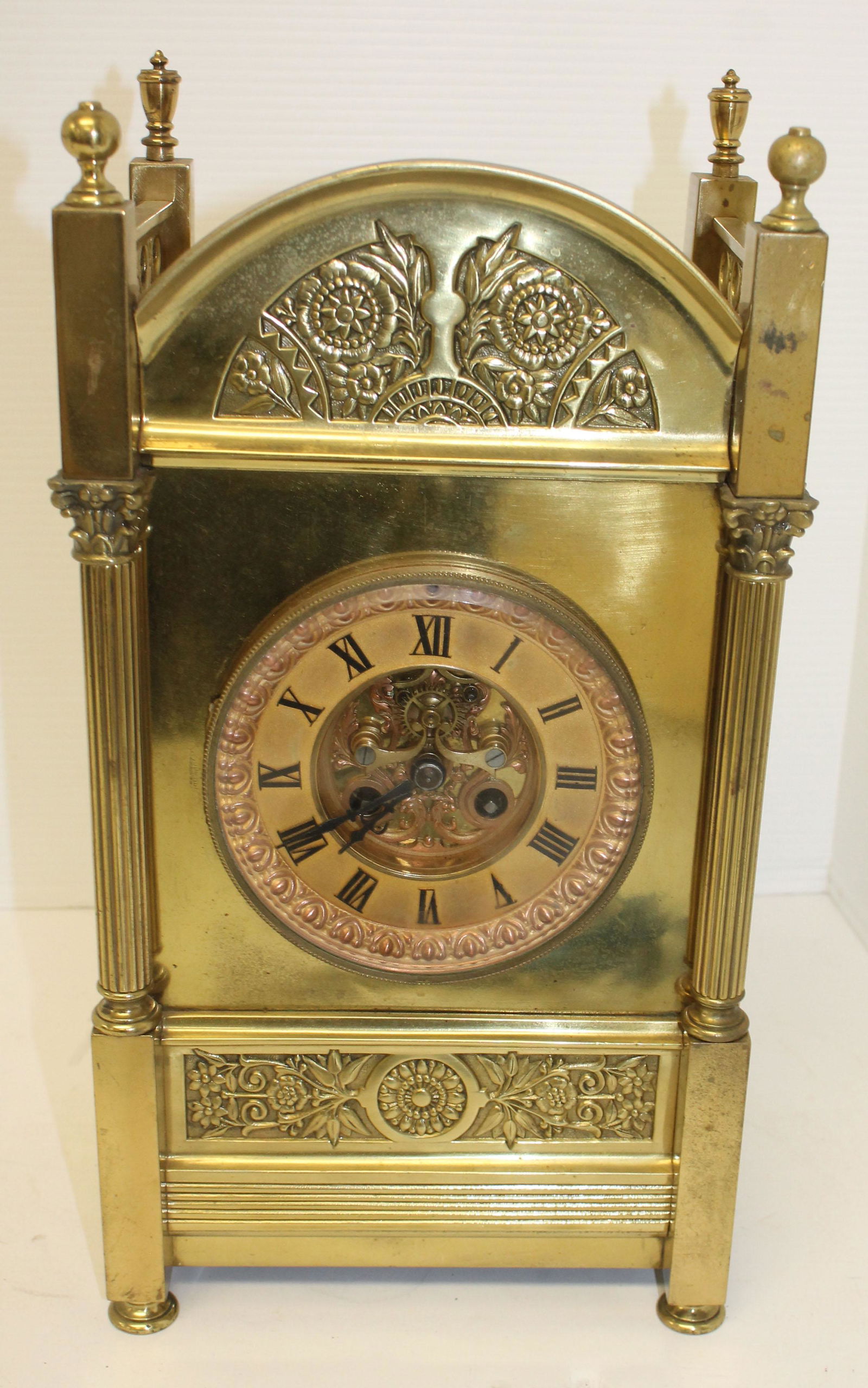 French brass Japy Freres mantle clock w visual (1 of 3)