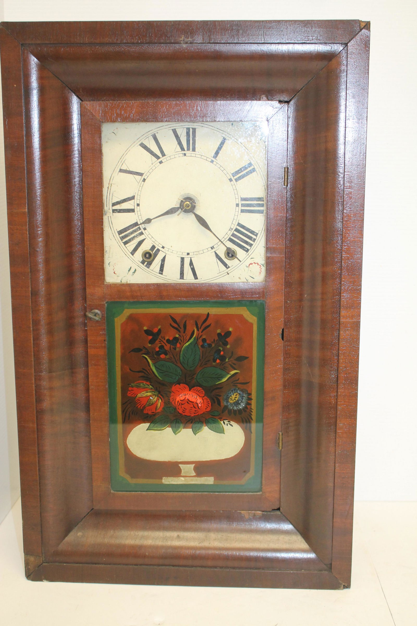 Seth Thomas OG mantle clock w reverse painted glass (1 of 5)