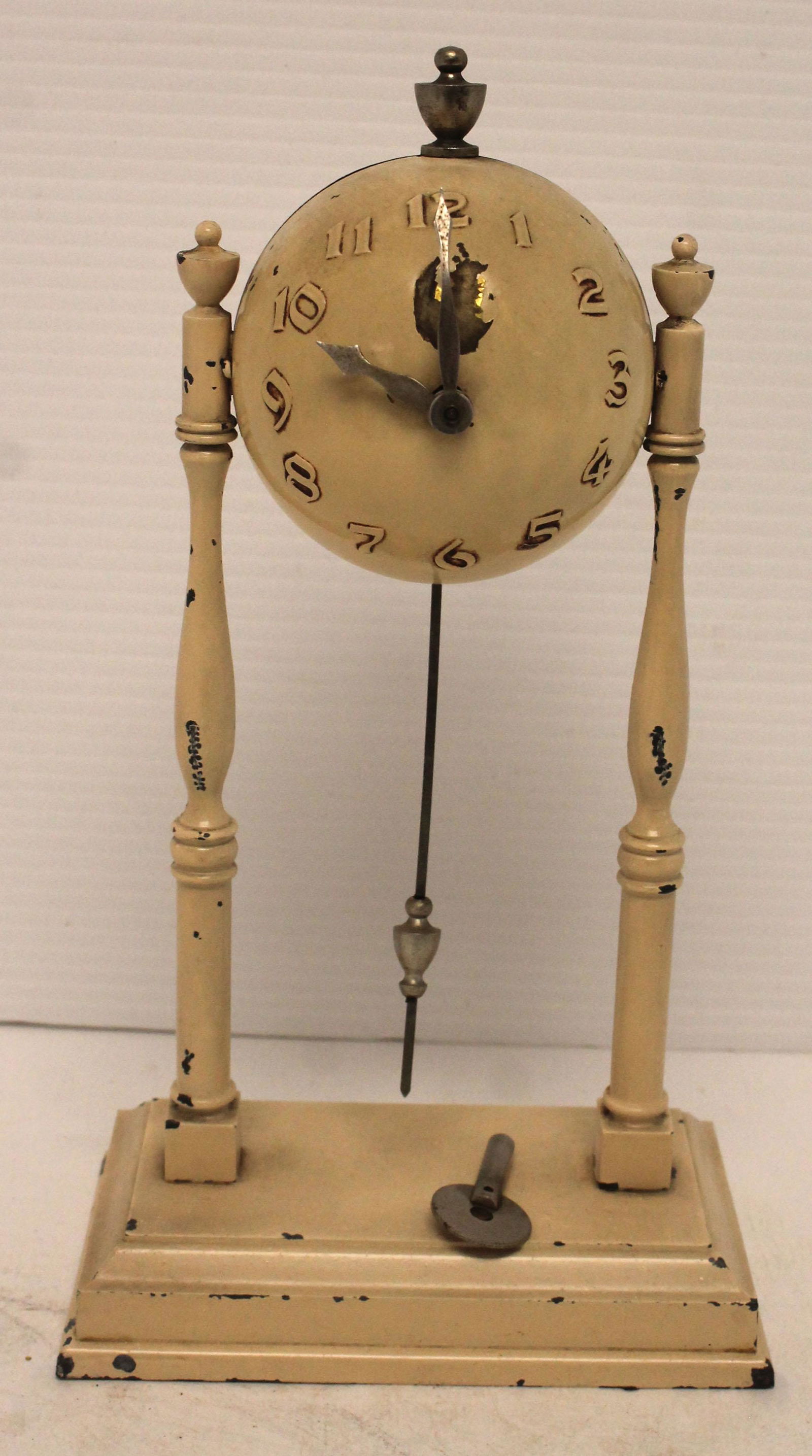 Globe Clock Co World's Fair Baseball Clock - 9 1/2" (1 of 6)