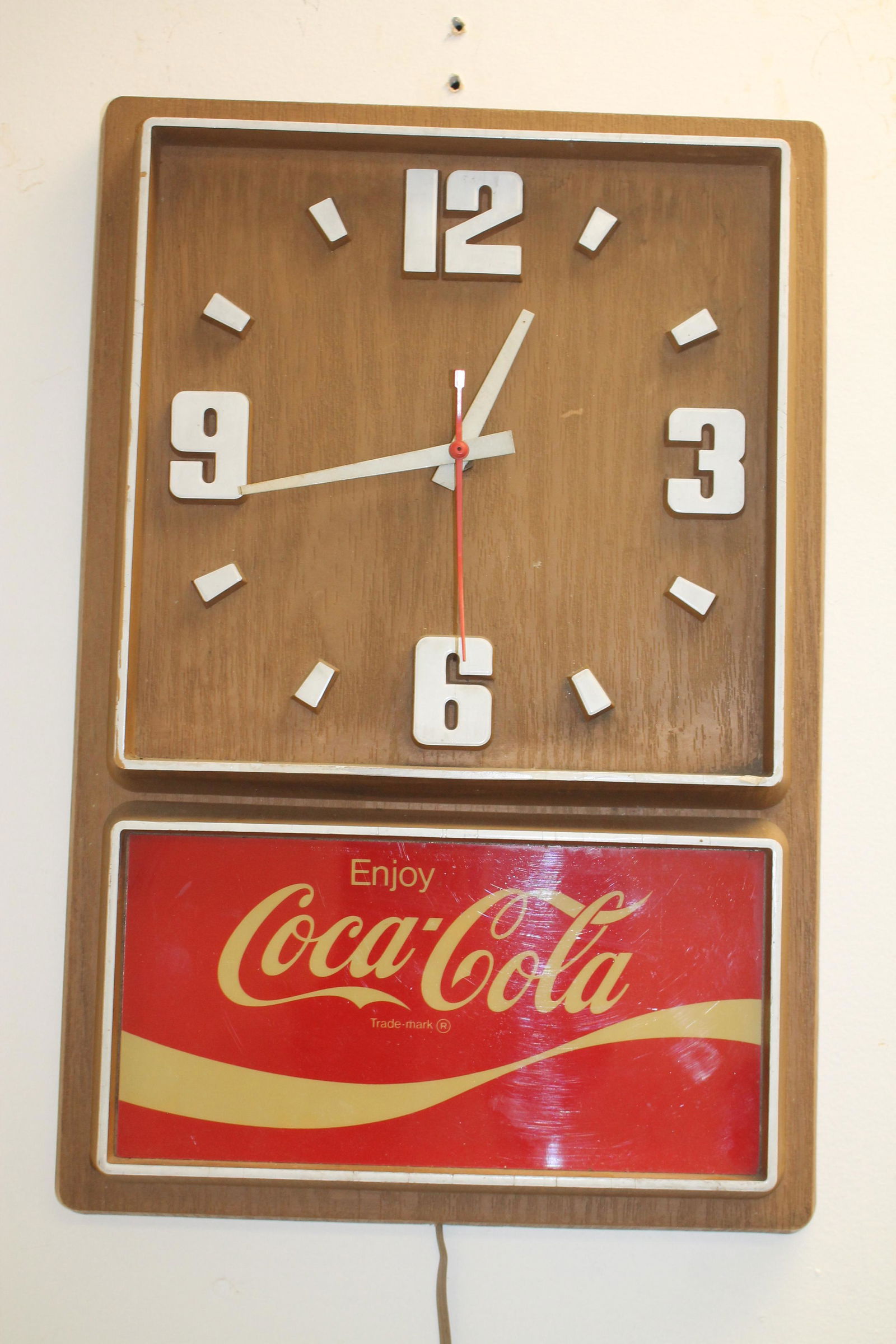 Modern Coca Cola advertising electric clock/sign - 17 (1 of 1)